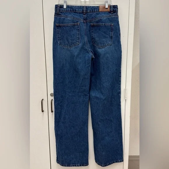 Sezane High Rise Wide Leg Trouser Jeans - Picture 5 of 7